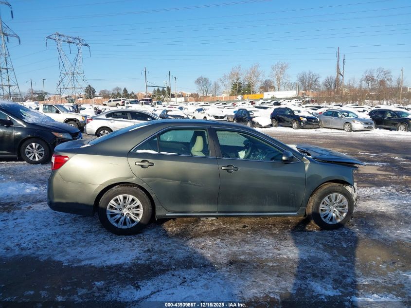 2012 Toyota Camry Le VIN: 4T4BF1FK3CR250868 Lot: 43939867