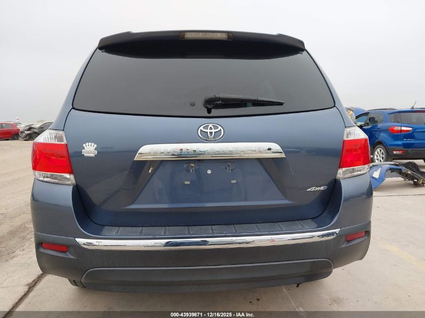 2013 Toyota Highlander Se V6 VIN: 5TDBK3EH7DS267884 Lot: 43939871
