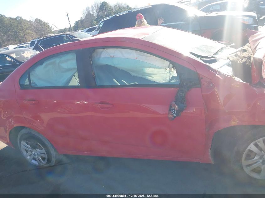 2017 Chevrolet Sonic Ls Auto VIN: 1G1JB5SH8H4157495 Lot: 43939894