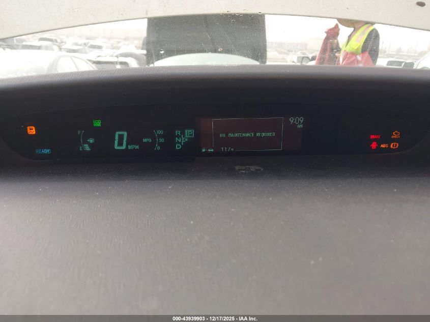 2011 Toyota Prius Two VIN: JTDKN3DU1B1432604 Lot: 43939903