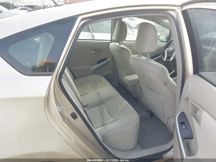 2011 Toyota Prius Two VIN: JTDKN3DU1B1432604 Lot: 43939903