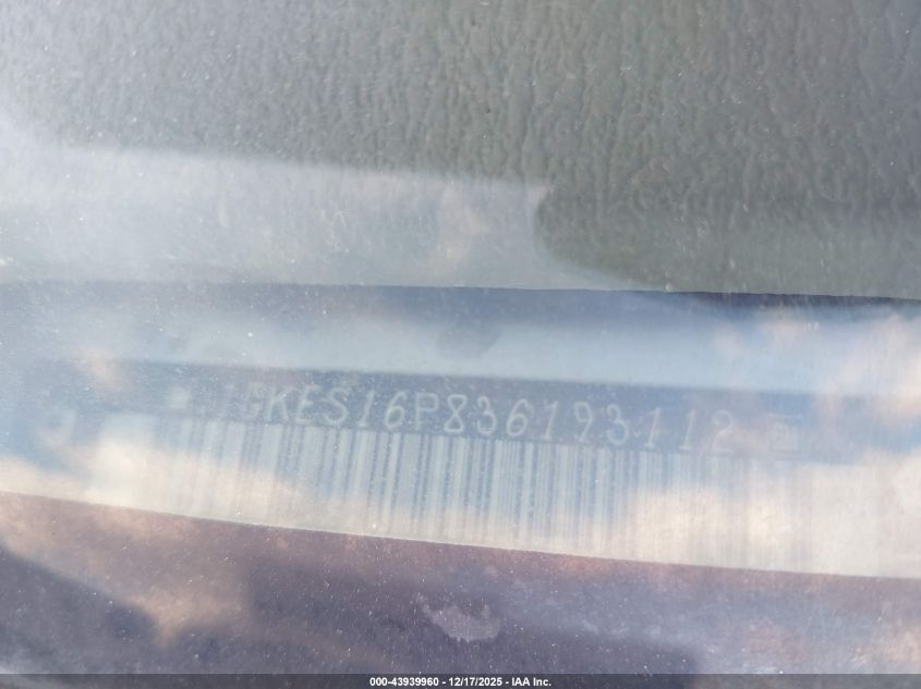 2003 GMC Envoy Xl Slt VIN: 1GKES16P836193112 Lot: 43939960