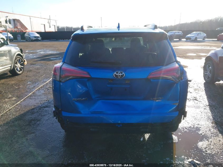 2016 Toyota Rav4 Limited VIN: JTMDFREV1GJ061564 Lot: 43939975