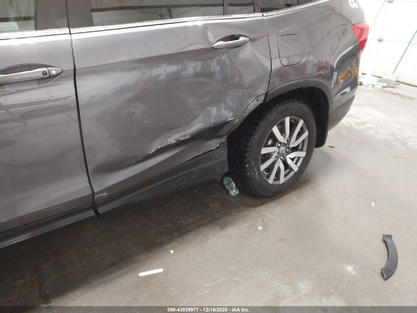 2020 Honda Pilot Awd Ex-L VIN: 5FNYF6H53LB014839 Lot: 43939977