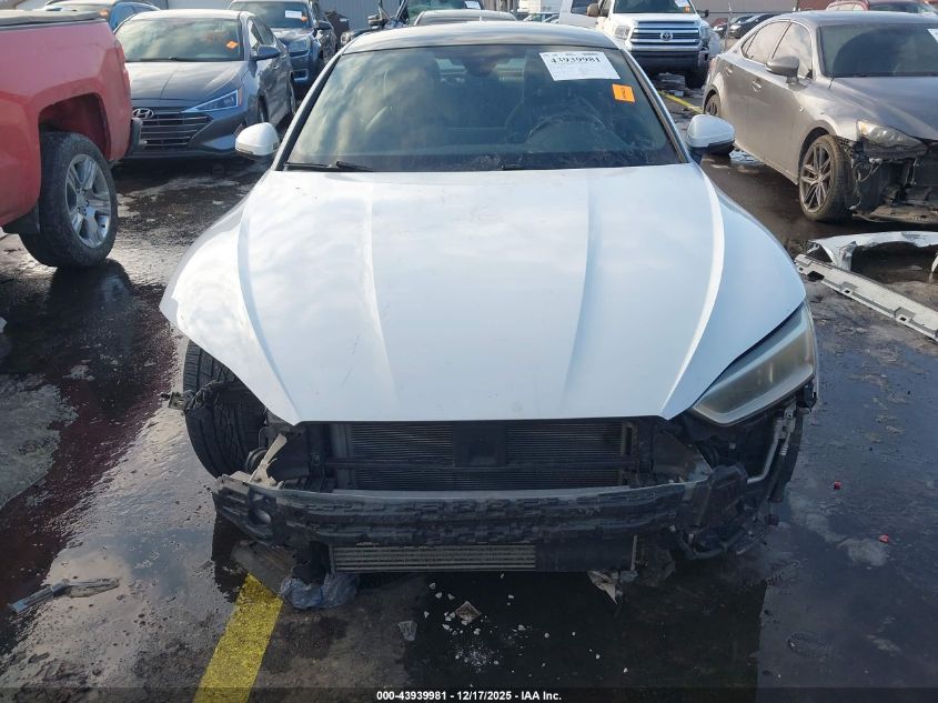 2018 Audi A5 2.0T Premium VIN: WAUENCF53JA012583 Lot: 43939981