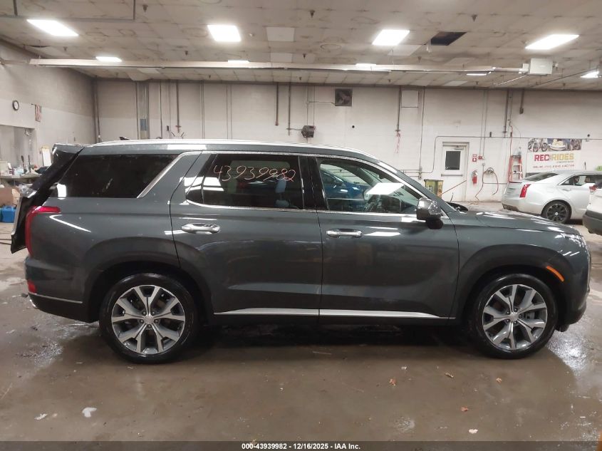 2021 Hyundai Palisade Sel VIN: KM8R4DHE8MU255881 Lot: 43939982