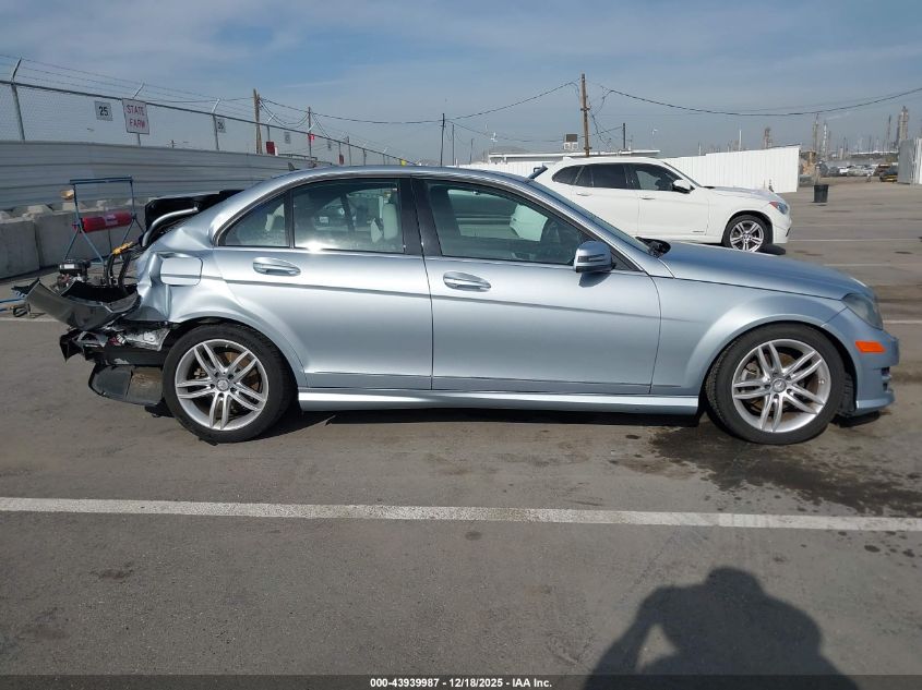2013 Mercedes-Benz C 250 Sport VIN: WDDGF4HB9DR256350 Lot: 43939987