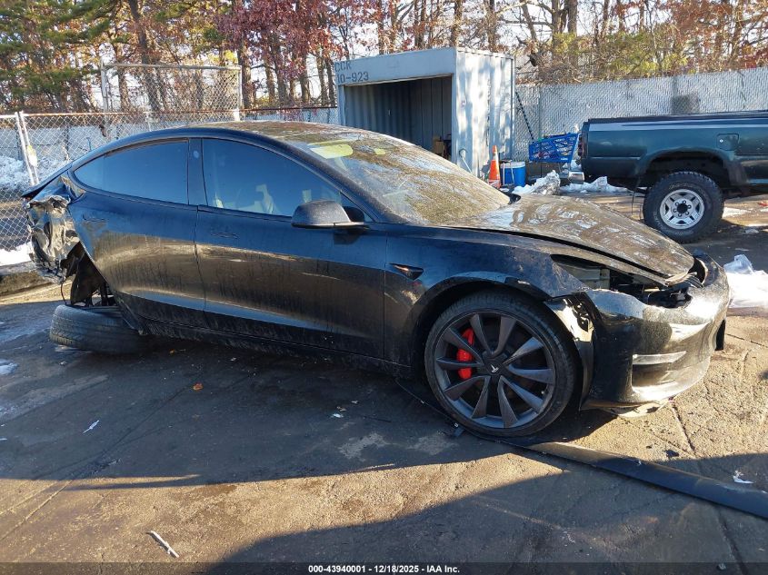 2020 Tesla Model 3 Performance Dual Motor All-Wheel Drive VIN: 5YJ3E1EC1LF796190 Lot: 43940001