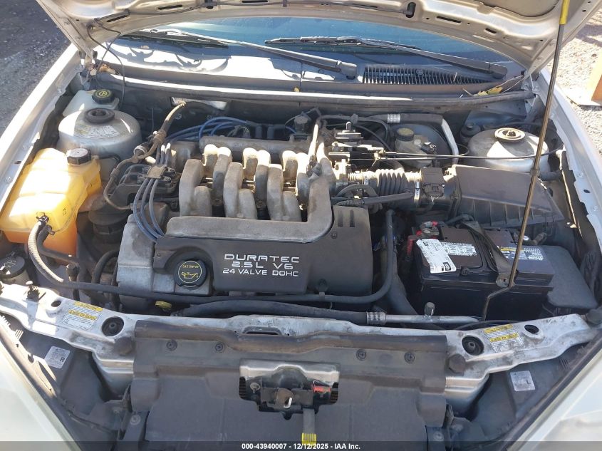 2002 Mercury Cougar V6 VIN: 1ZWFT61LX25605638 Lot: 43940007