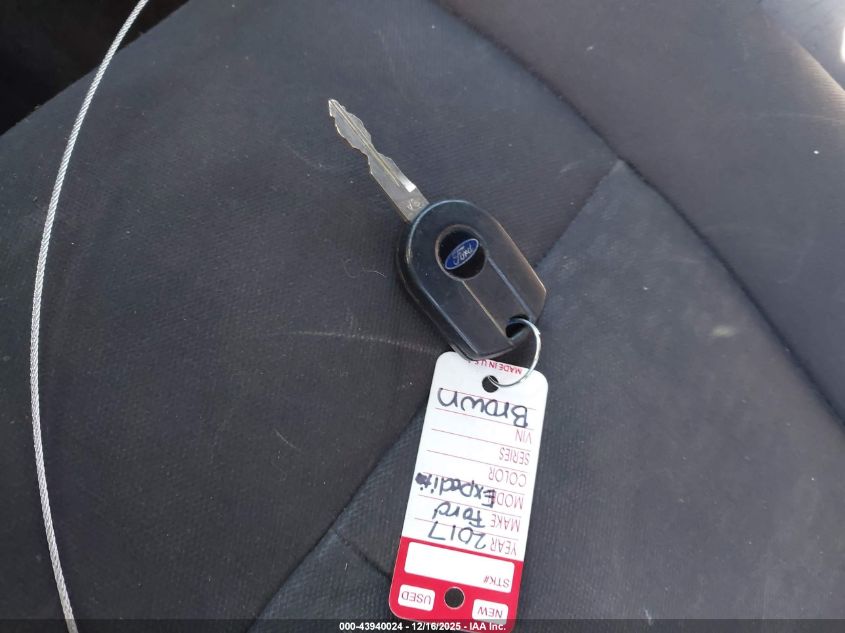 2017 Ford Expedition El Xlt VIN: 1FMJK1JT5HEA02141 Lot: 43940024