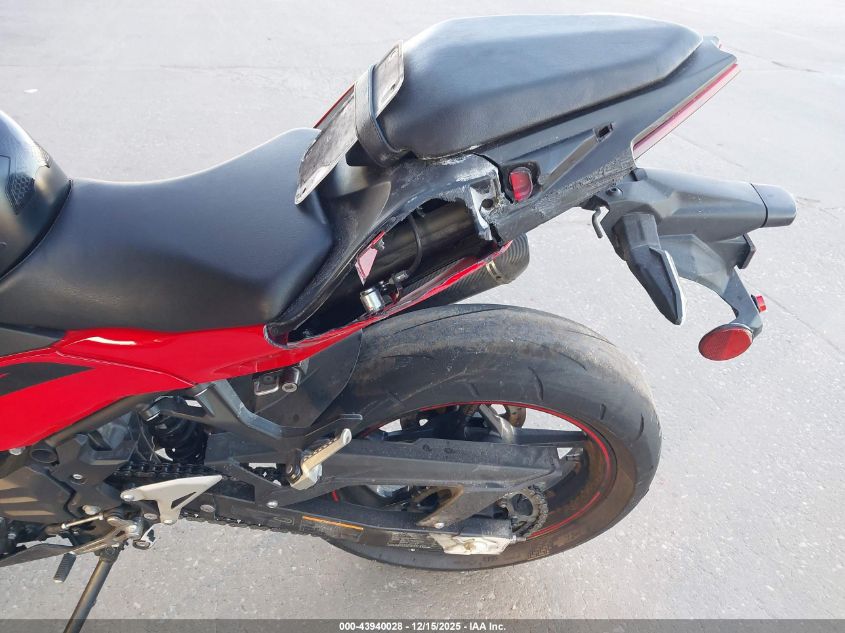 2024 Kawasaki Ex500 A/B VIN: ML5EXGJ19RDA13317 Lot: 43940028