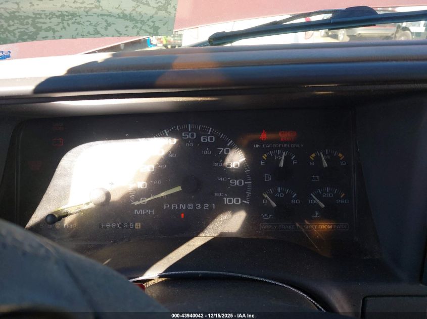 1997 Chevrolet C1500 Fleetside VIN: 2GCEC19M5V1278381 Lot: 43940042