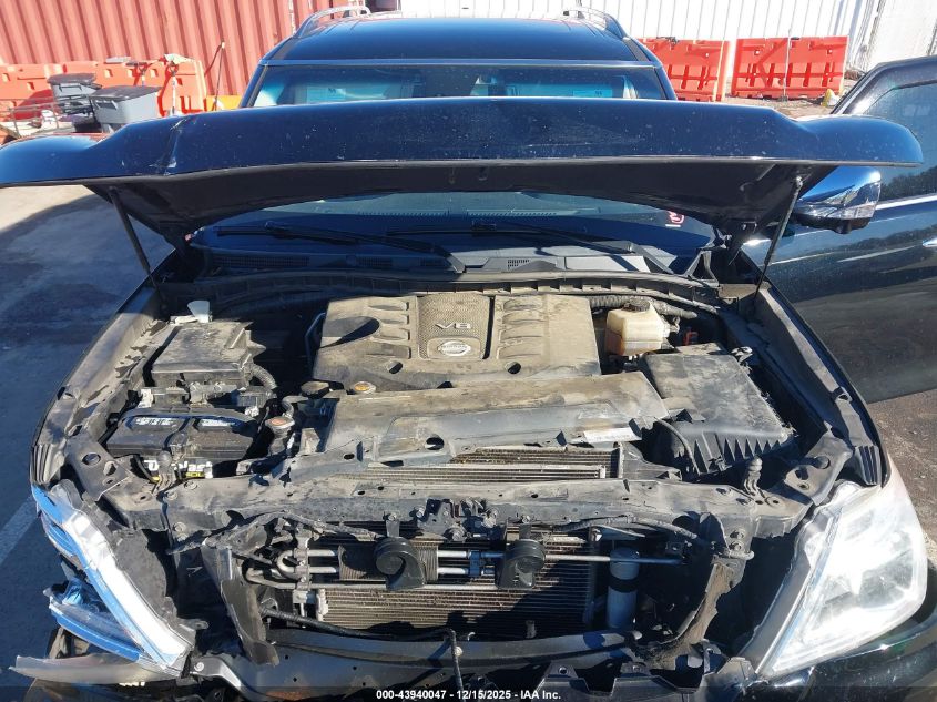 2017 Nissan Armada Platinum VIN: JN8AY2NF1H9300874 Lot: 43940047