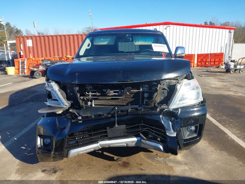 2017 Nissan Armada Platinum VIN: JN8AY2NF1H9300874 Lot: 43940047