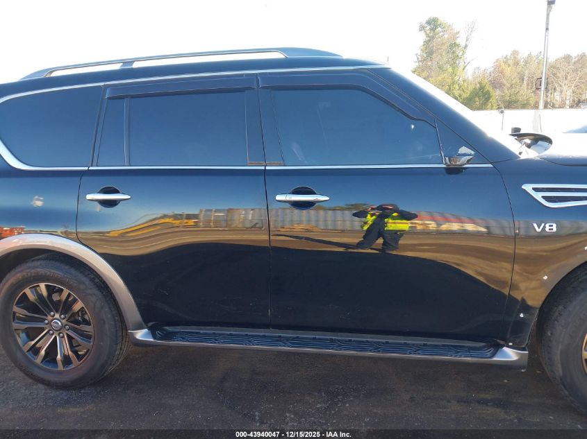 2017 Nissan Armada Platinum VIN: JN8AY2NF1H9300874 Lot: 43940047