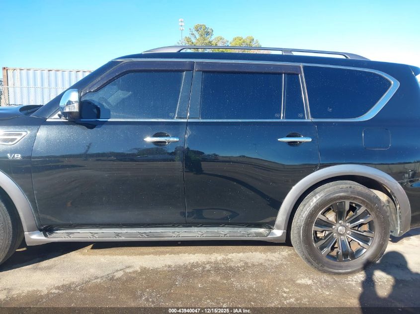 2017 Nissan Armada Platinum VIN: JN8AY2NF1H9300874 Lot: 43940047