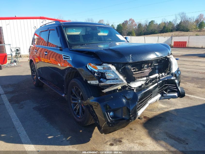 2017 Nissan Armada Platinum VIN: JN8AY2NF1H9300874 Lot: 43940047