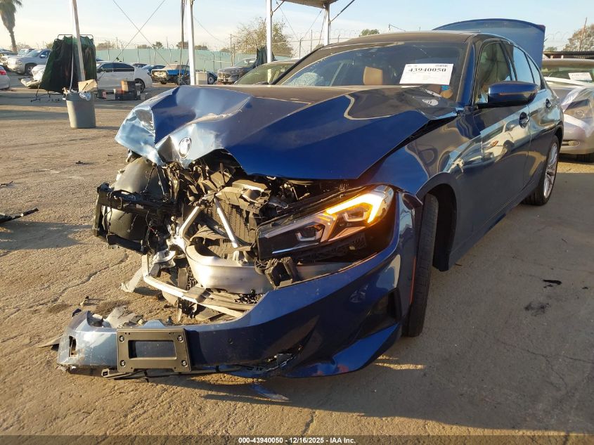 2023 BMW 330I VIN: 3MW69FF00P8D59291 Lot: 43940050