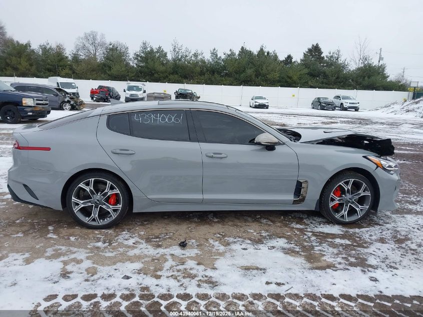 2020 Kia Stinger Gt1 VIN: KNAE45LC2L6074077 Lot: 43940061