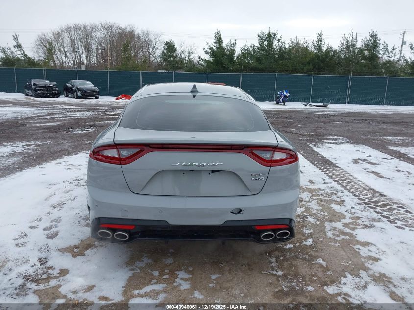 2020 Kia Stinger Gt1 VIN: KNAE45LC2L6074077 Lot: 43940061