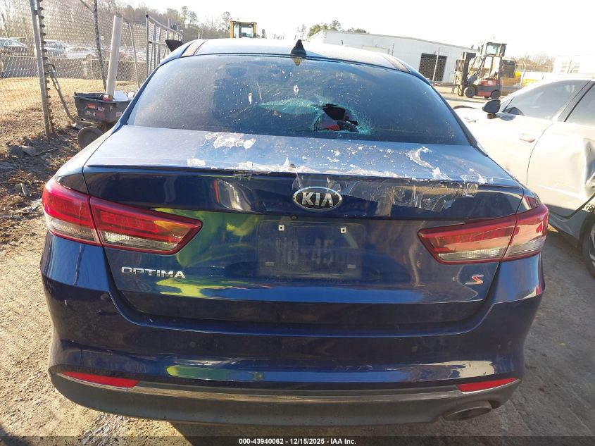 2018 Kia Optima S VIN: 5XXGT4L3XJG242281 Lot: 43940062