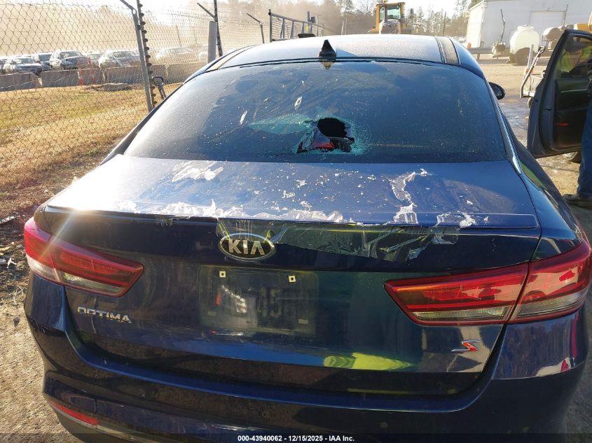2018 Kia Optima S VIN: 5XXGT4L3XJG242281 Lot: 43940062