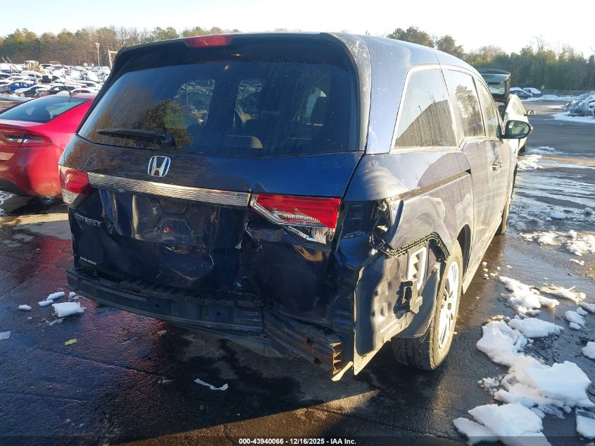 2015 Honda Odyssey Lx VIN: 5FNRL5H20FB125592 Lot: 43940066