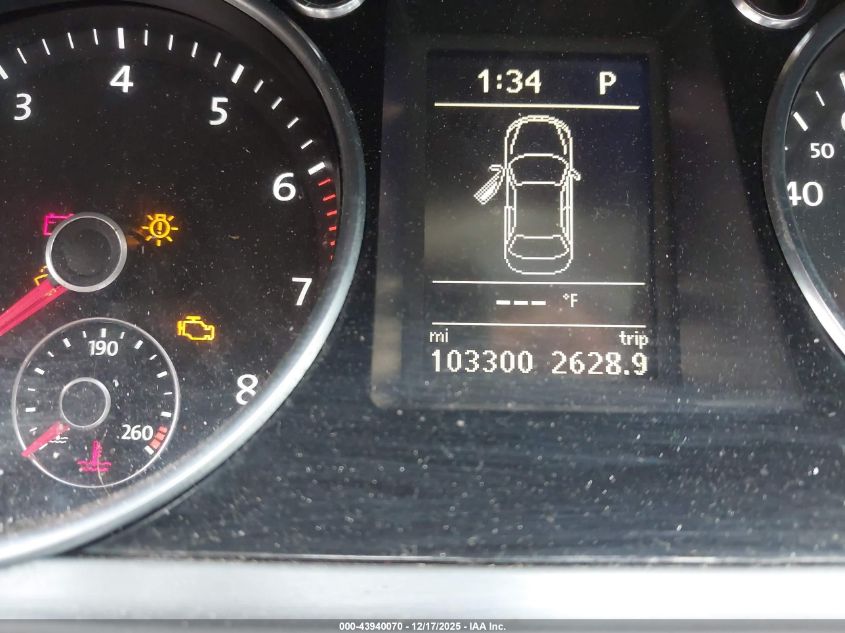 2013 Volkswagen Cc 2.0T Lux VIN: WVWRP7ANXDE519975 Lot: 43940070