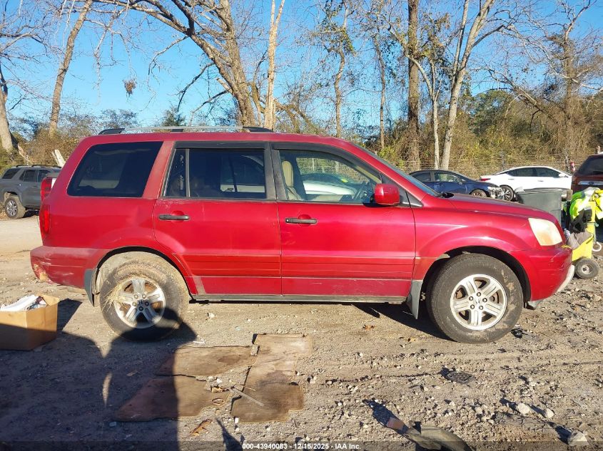 2005 Honda Pilot Ex-L VIN: 2HKYF18555H517778 Lot: 43940083