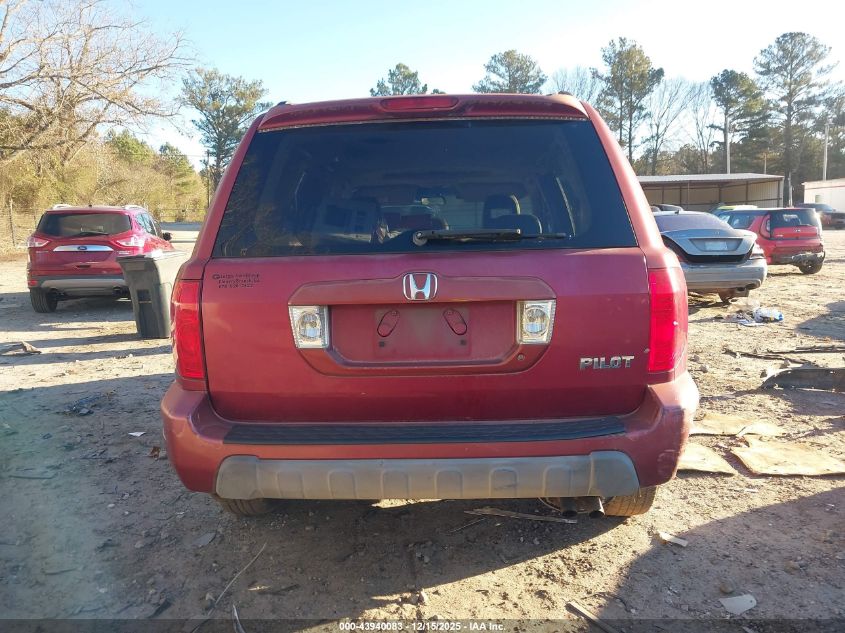 2005 Honda Pilot Ex-L VIN: 2HKYF18555H517778 Lot: 43940083
