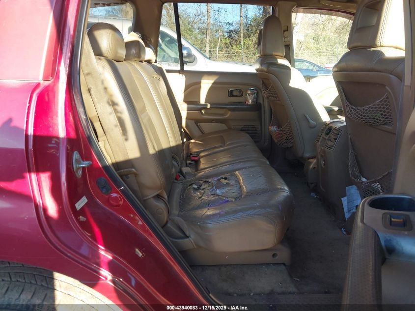 2005 Honda Pilot Ex-L VIN: 2HKYF18555H517778 Lot: 43940083