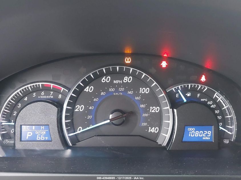 2013 Toyota Camry Xle VIN: 4T4BF1FK0DR336298 Lot: 43940089