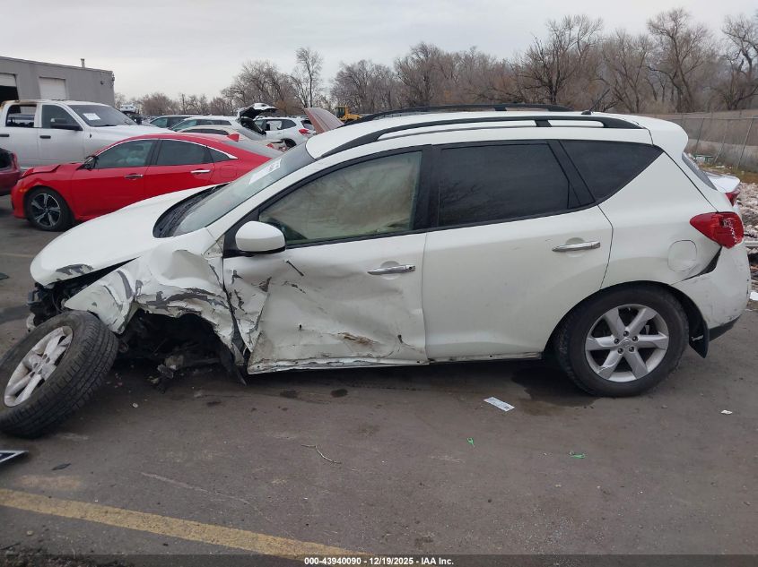 2009 Nissan Murano S VIN: JN8AZ18W49W135182 Lot: 43940090