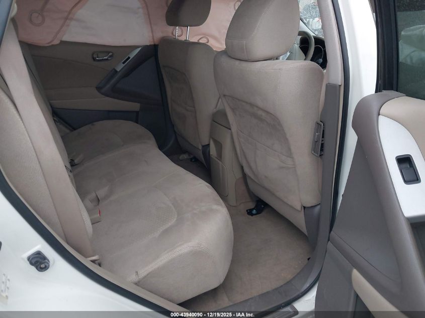 2009 Nissan Murano S VIN: JN8AZ18W49W135182 Lot: 43940090