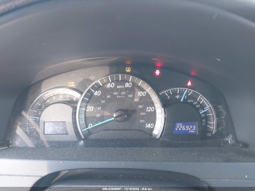 2012 Toyota Camry Se VIN: 4T1BF1FK2CU097233 Lot: 43940097