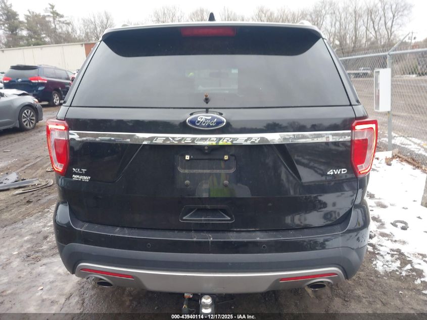 2016 Ford Explorer Xlt VIN: 1FM5K8D87GGA92784 Lot: 43940114
