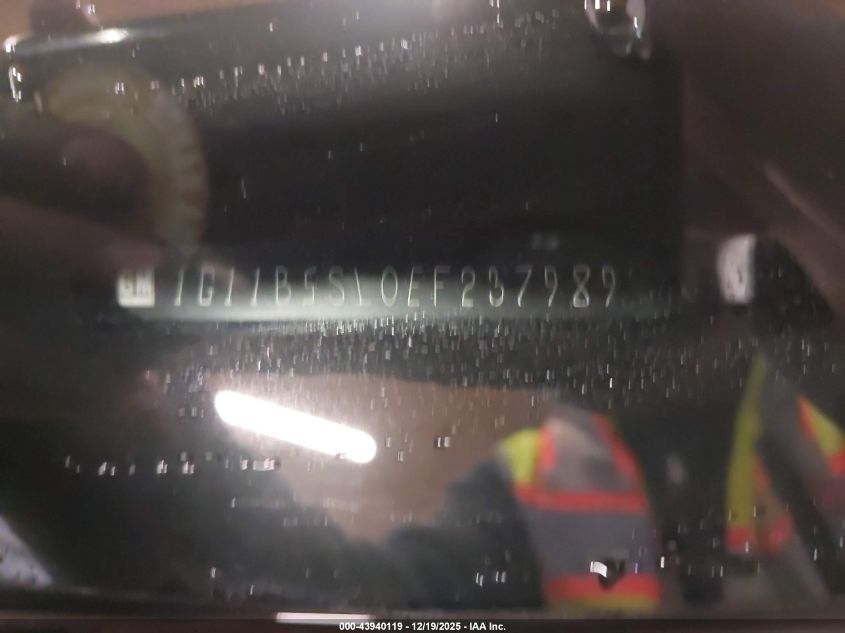 2014 Chevrolet Malibu 1Ls VIN: 1G11B5SL0EF237989 Lot: 43940119