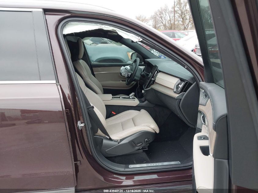 2025 Volvo Xc90 Plug-In Hybrid T8 Ultra 6-Seater VIN: YV4H60JGXS1355569 Lot: 43940120