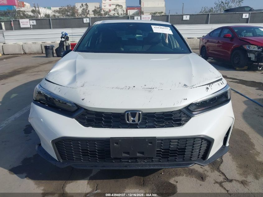 2025 Honda Civic Sport VIN: 2HGFE2F54SH545192 Lot: 43940137