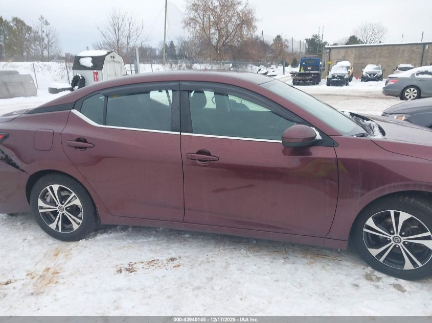 2022 Nissan Sentra Sv Xtronic Cvt VIN: 3N1AB8CV7NY222216 Lot: 43940145
