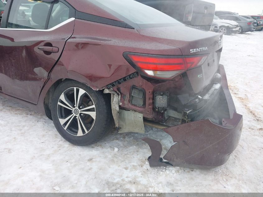 2022 Nissan Sentra Sv Xtronic Cvt VIN: 3N1AB8CV7NY222216 Lot: 43940145