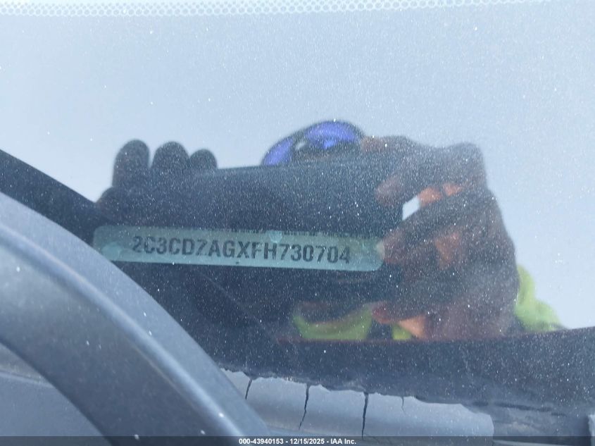 2015 Dodge Challenger Sxt VIN: 2C3CDZAGXFH730704 Lot: 43940153