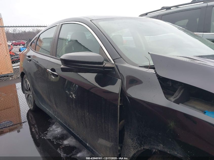 2017 Honda Civic Ex-T VIN: 2HGFC1E36HH645593 Lot: 43940161