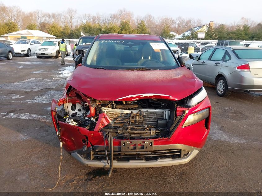 2022 Nissan Rogue S Intelligent Awd VIN: 5N1BT3AB9NC700151 Lot: 43940162