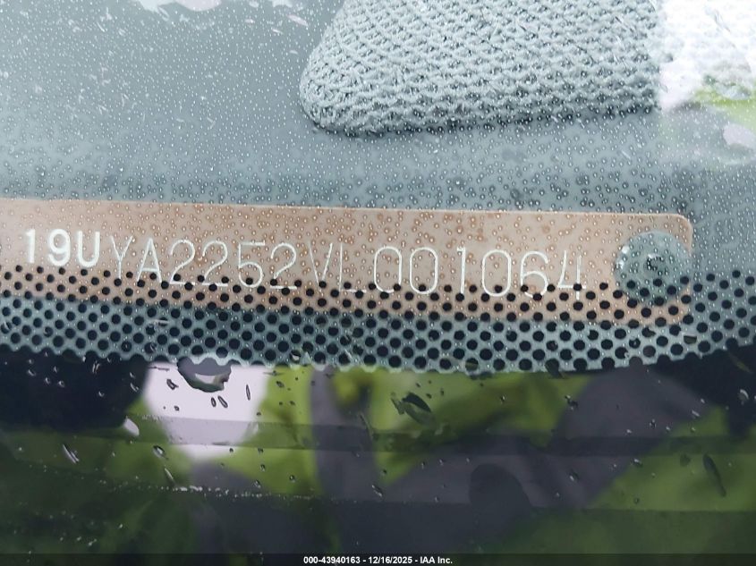 1997 Acura Cl 3.0 VIN: 19UYA2252VL001064 Lot: 43940163