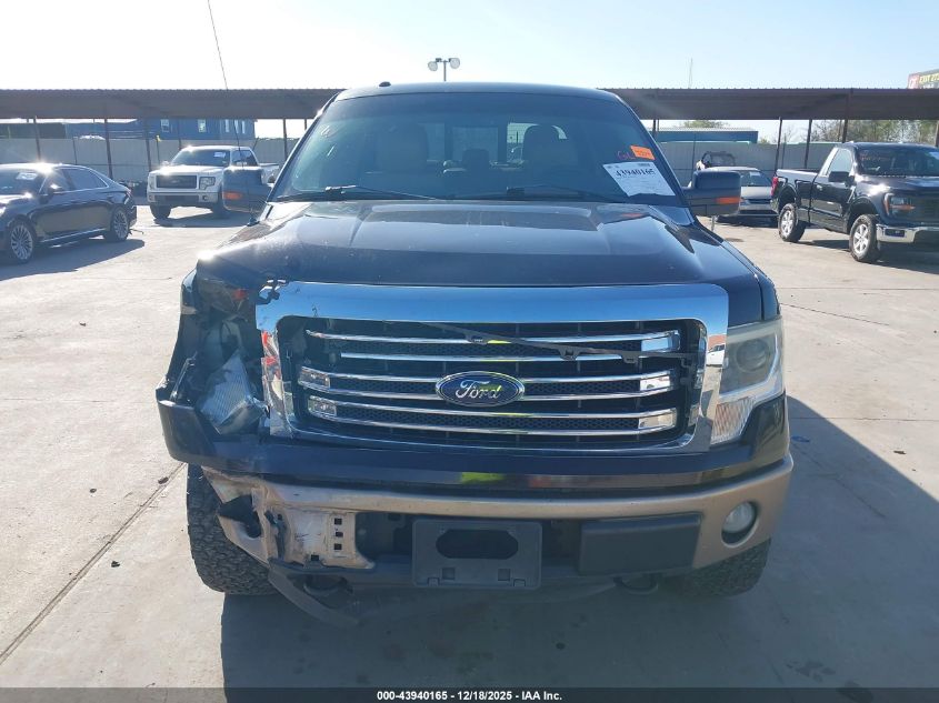 2013 Ford F-150 Lariat VIN: 1FTFW1EF9DFA57795 Lot: 43940165