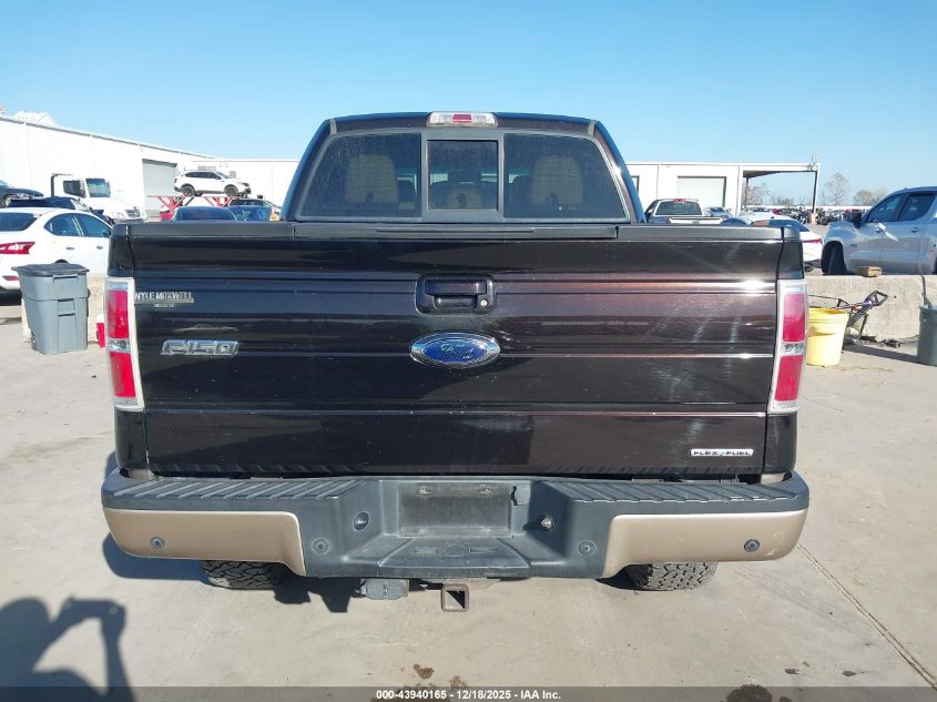 2013 Ford F-150 Lariat VIN: 1FTFW1EF9DFA57795 Lot: 43940165
