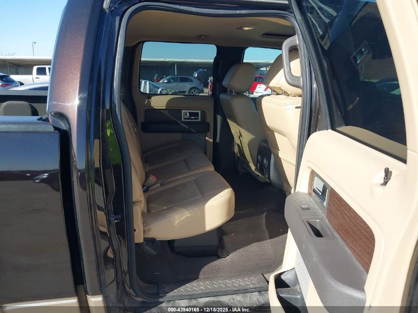 2013 Ford F-150 Lariat VIN: 1FTFW1EF9DFA57795 Lot: 43940165