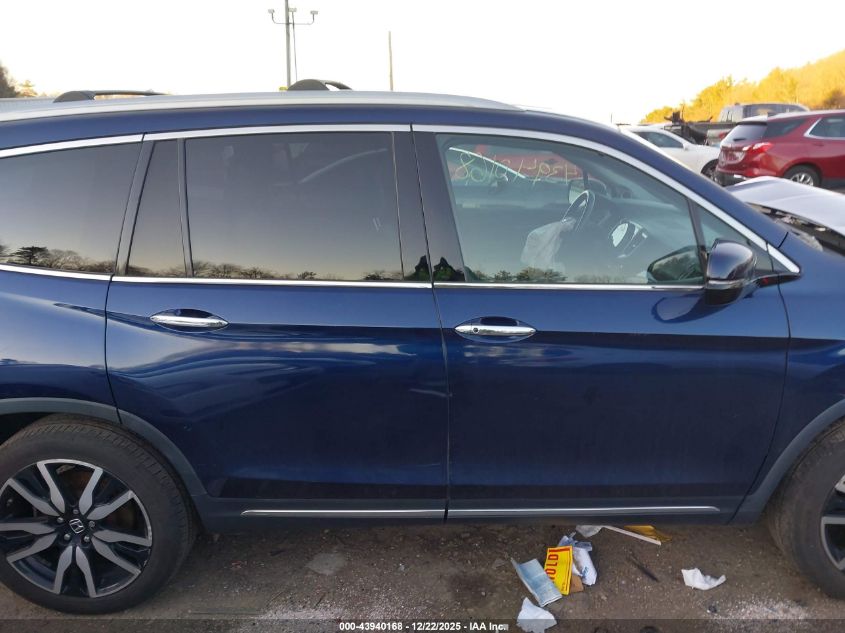 2022 Honda Pilot Awd Touring 7 Passenger VIN: 5FNYF6H60NB036258 Lot: 43940168