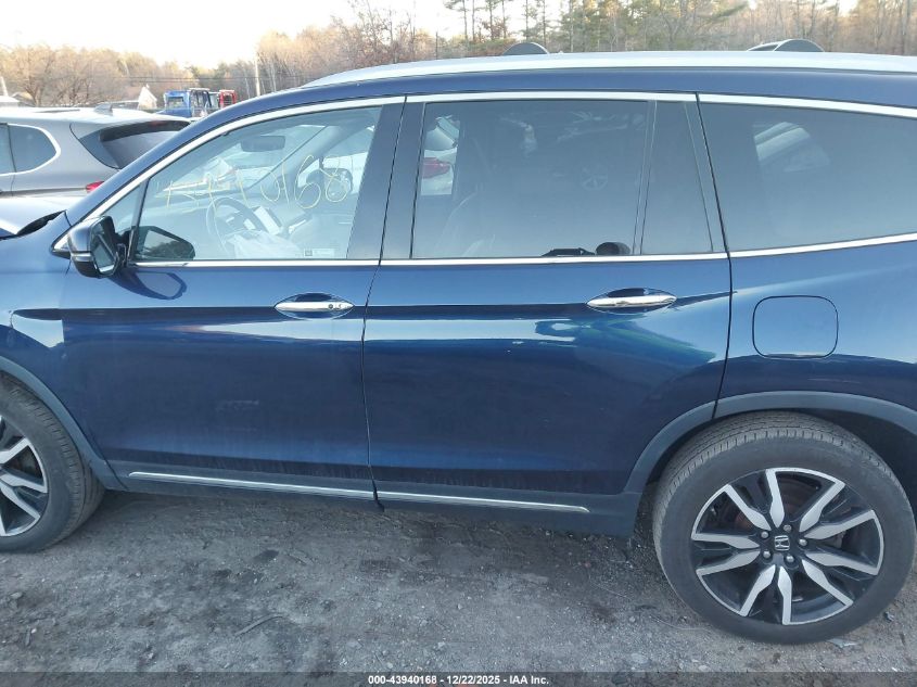 2022 Honda Pilot Awd Touring 7 Passenger VIN: 5FNYF6H60NB036258 Lot: 43940168